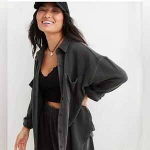 Aerie Lumberjanes Fleece Shirt